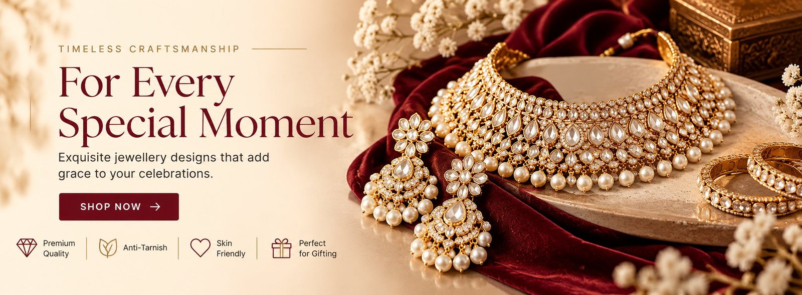 Timeless craftsmanship — For Every Special Moment. Exquisite jewellery designs that add grace to your celebrations. Shop now.